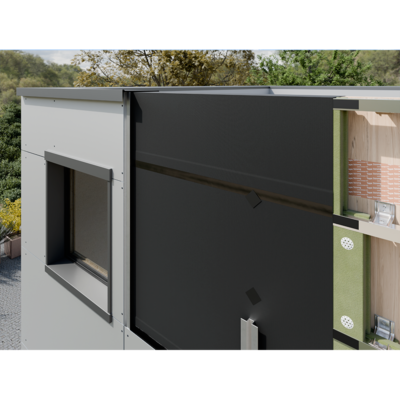 Hingav tuuletõke fassaadile Windtop UV Fire A2 50/225