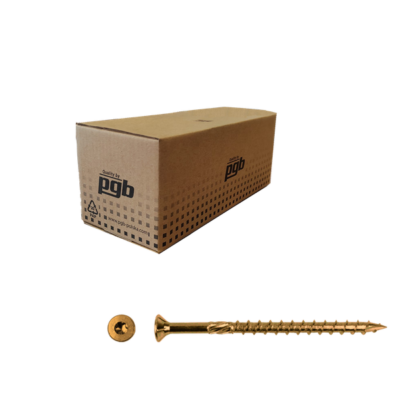 Puidukruvi 6×80 T30 CSK (peitpea, 200 tk/pk, kollane tsink) PGB