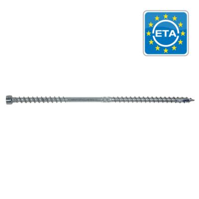 Sarikakruvi 8×255 CYL (silinderpea, tsingitud) PGB