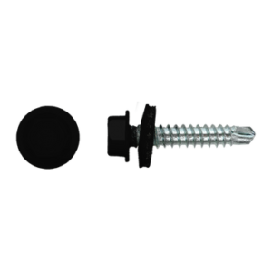 Plekk-katuse kruvi 4,8×35 EPDM isepuuriv RAL9005 (RR33) tsingitud – PGB (250 tk/pk), (pakis 250tk) , must