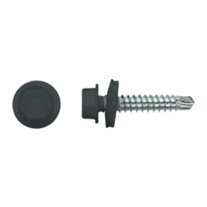 Plekk-katuse kruvi 4,8×55 EPDM isepuuriv RAL7016 (RR23) tsingitud – PGB (250 tk/pk), (pakis 250tk) , antratsiithall